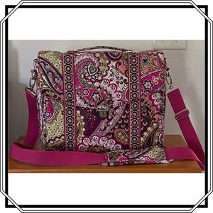 Vera Bradley Quilted Parisian Paisley Attaché
